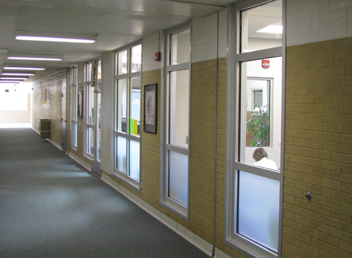 North Layton Junior High, Salt Lake City, Utah 1 hour exit corridors