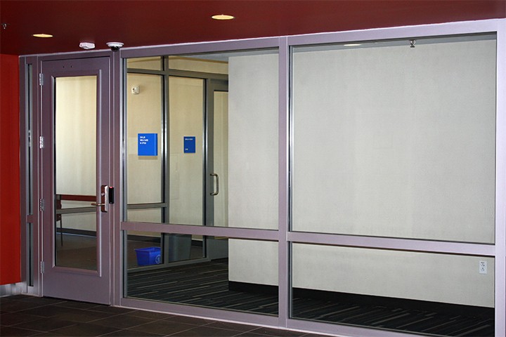 1 hour exit corridor, Durham County Health & Human Services, North Carolina 1 hour exit corridors